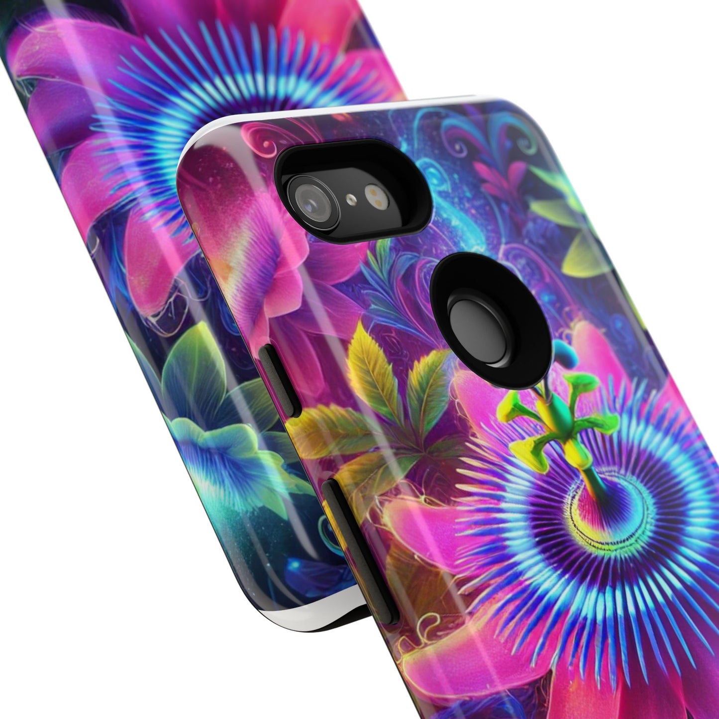 Vibrant Floral Phone Case - Tough Protection for Nature Lovers