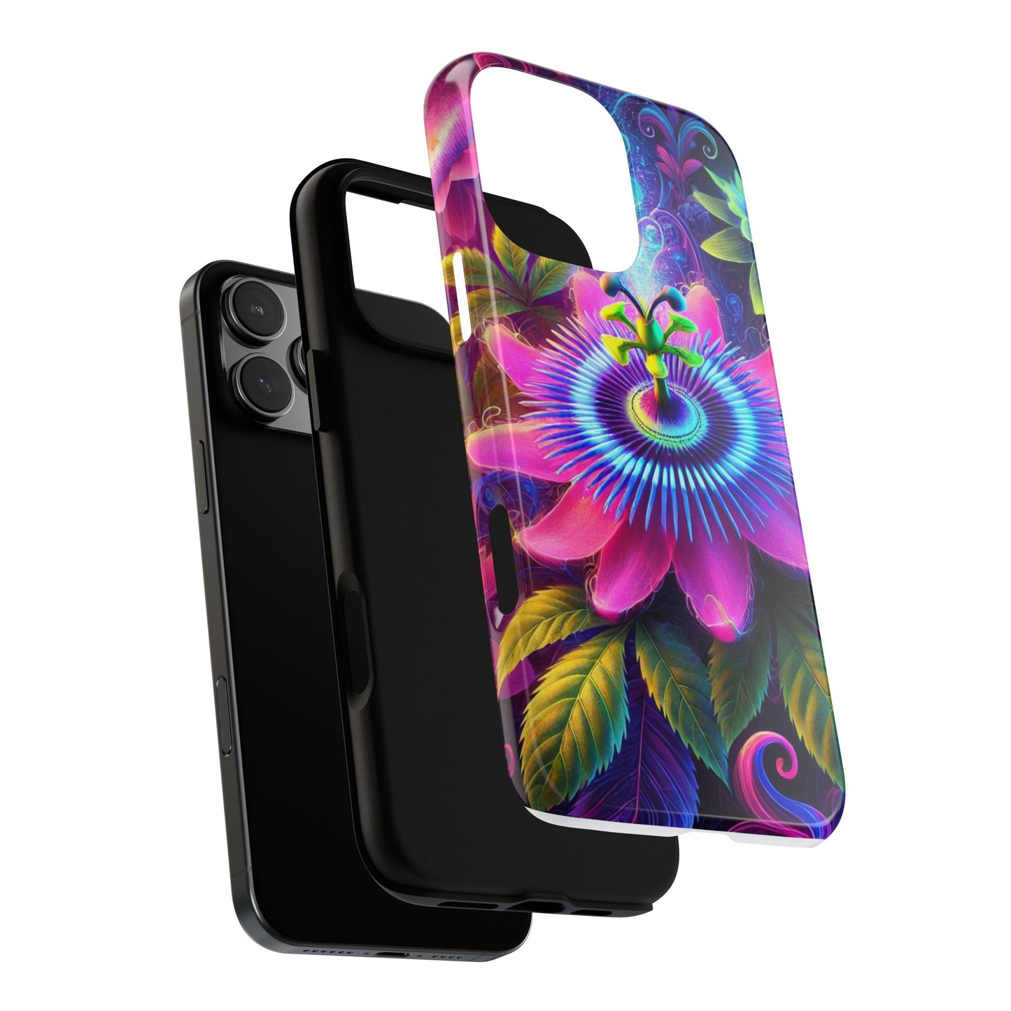Vibrant Floral Phone Case - Tough Protection for Nature Lovers