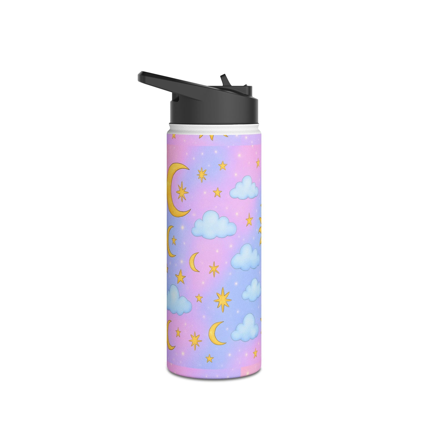 Tumbler Cup with Stars Moons Suns Clouds