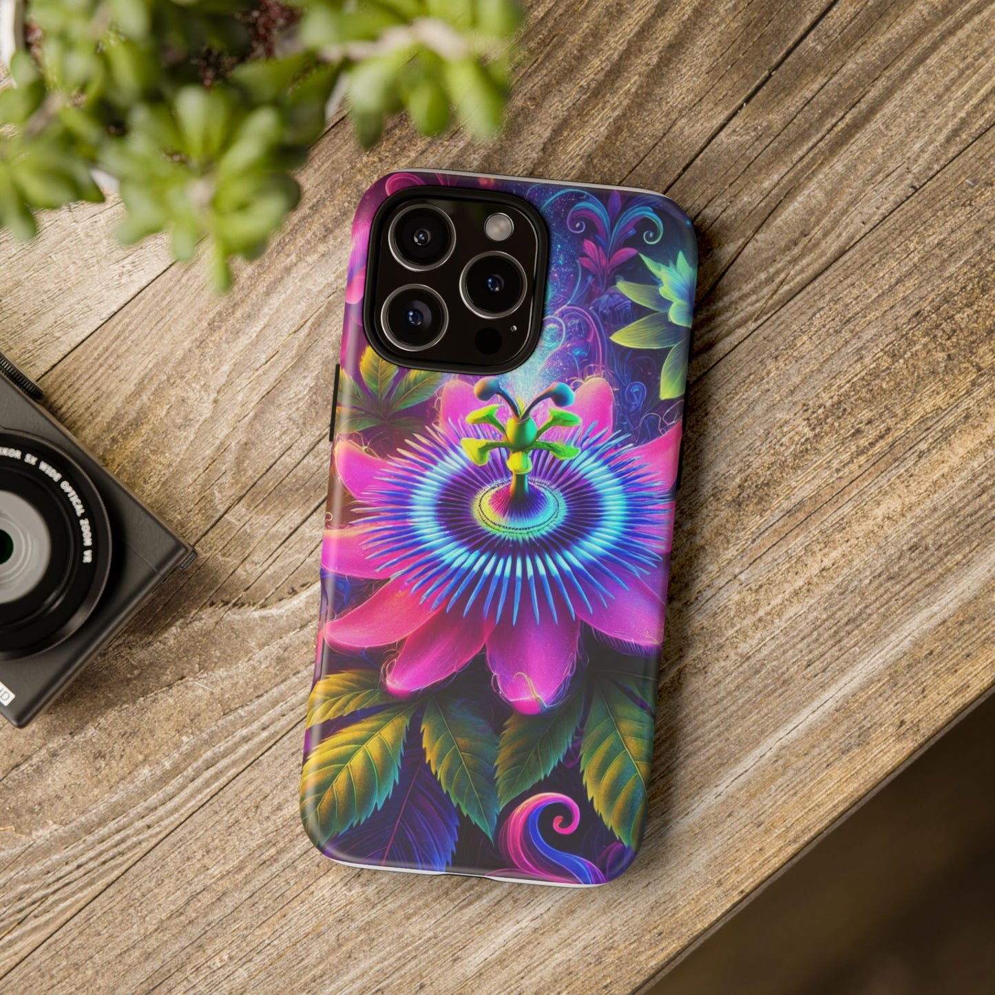 Vibrant Floral Phone Case - Tough Protection for Nature Lovers