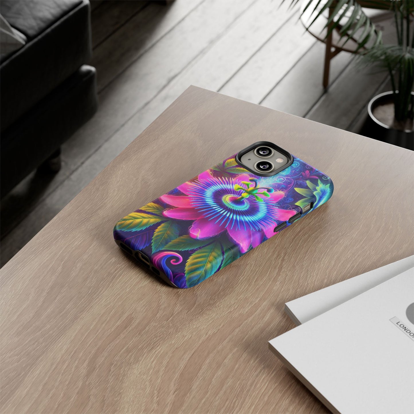 Vibrant Floral Phone Case - Tough Protection for Nature Lovers
