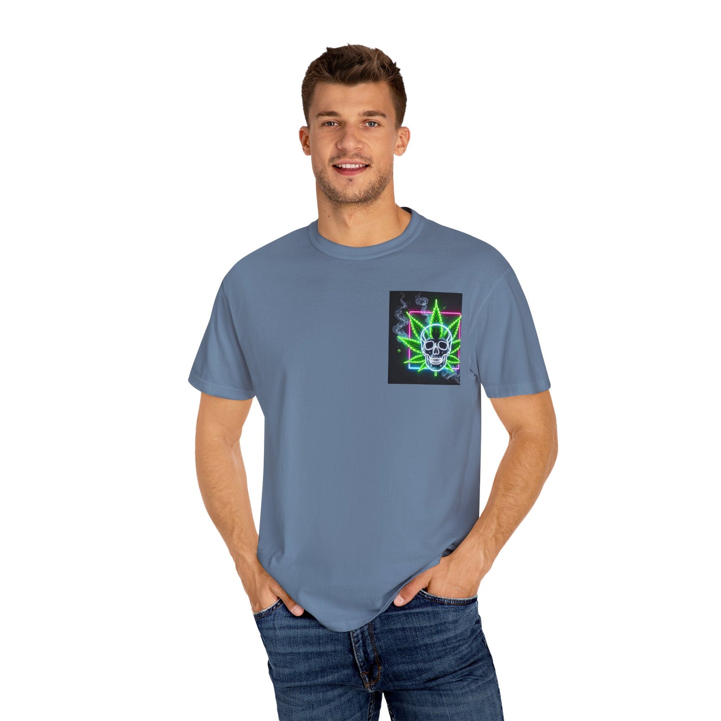 Colorful Psychedelic Cannabis Unisex T-Shirt, Perfect for Festivals, Beach Days, Casual Wear, 420 Celebrations, Gifts for Stoners