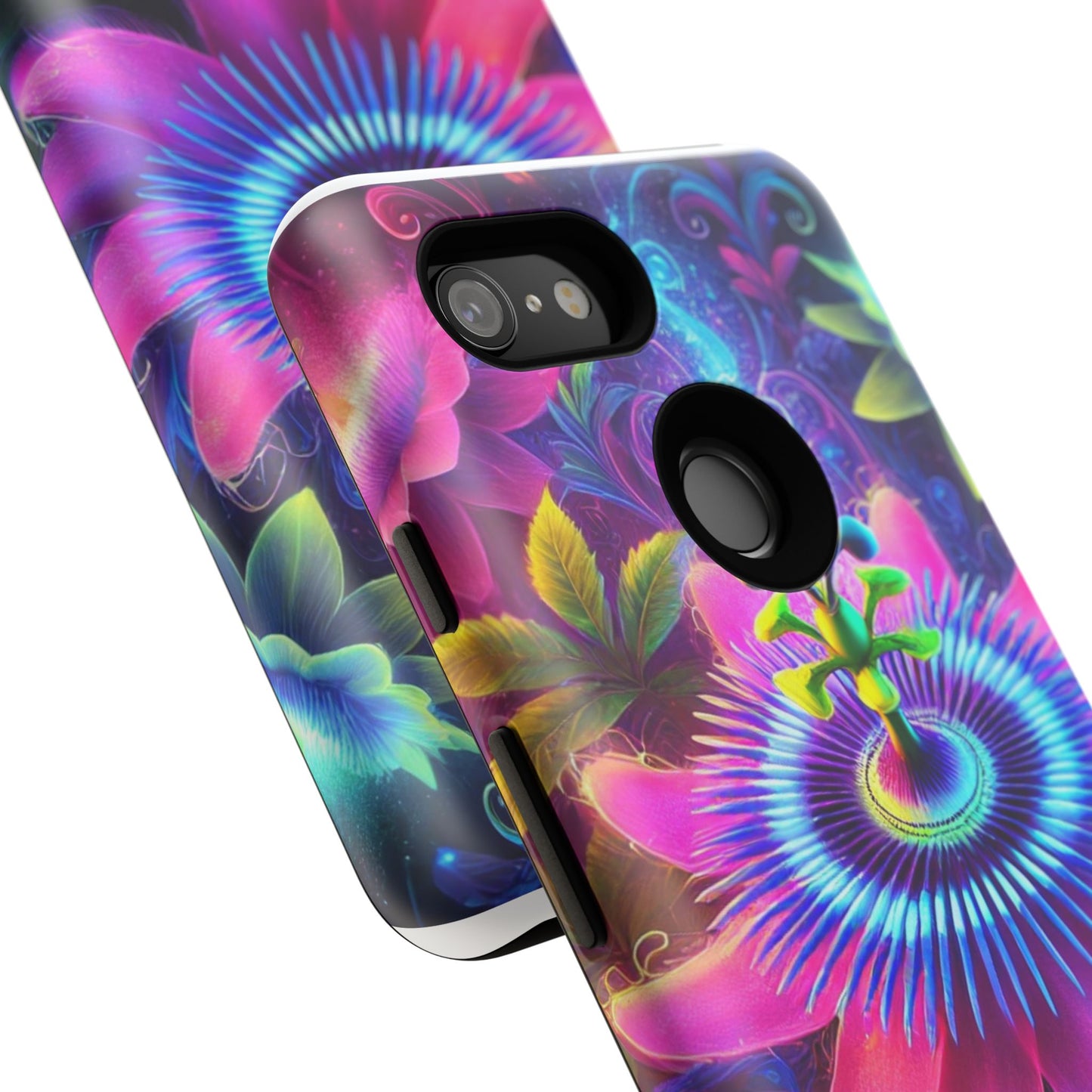 Vibrant Floral Phone Case - Tough Protection for Nature Lovers