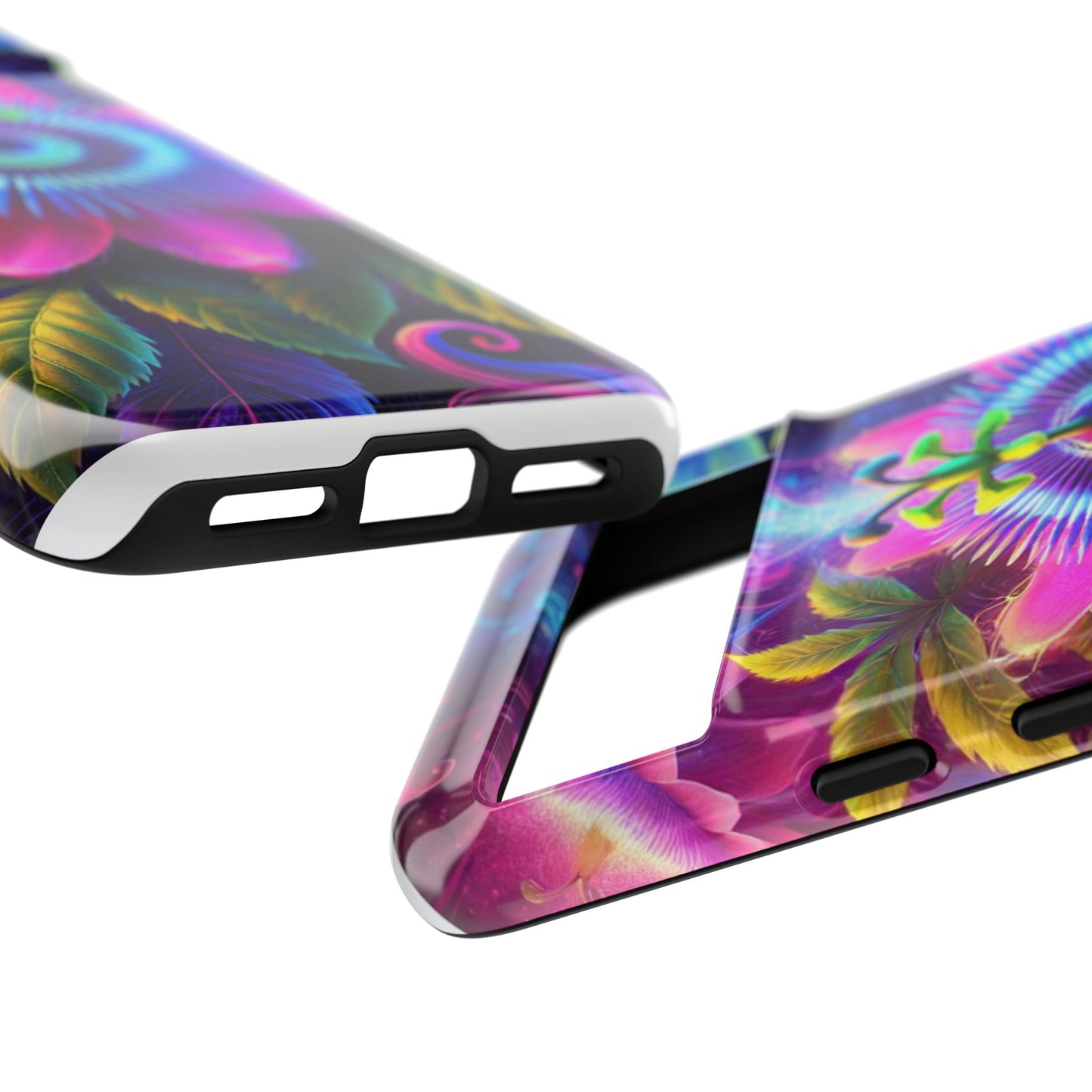 Vibrant Floral Phone Case - Tough Protection for Nature Lovers