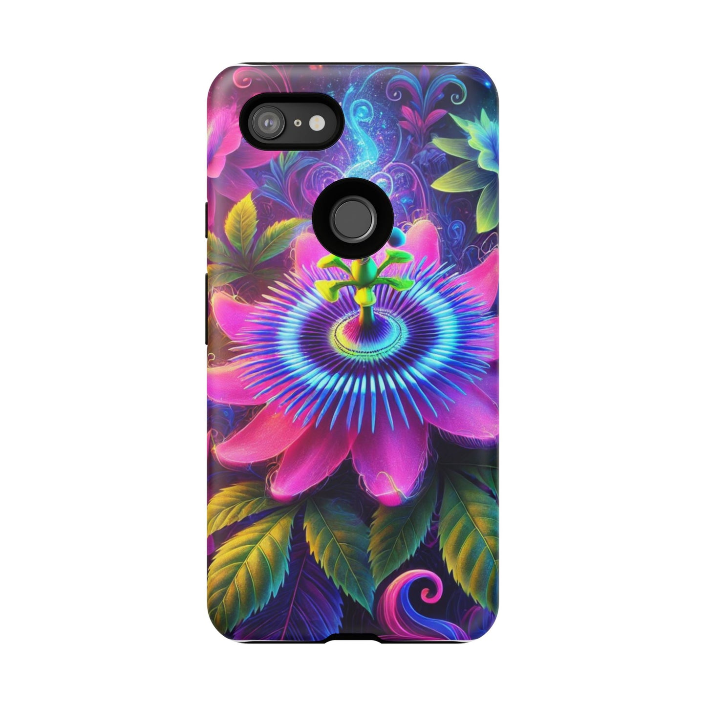 Vibrant Floral Phone Case - Tough Protection for Nature Lovers