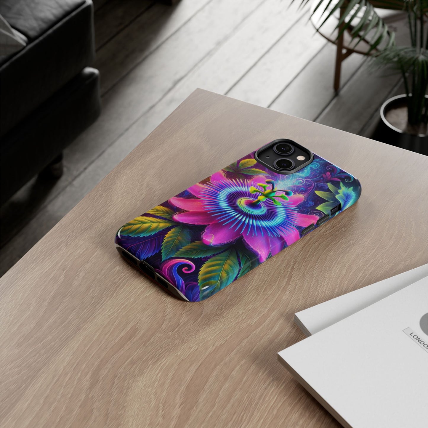 Vibrant Floral Phone Case - Tough Protection for Nature Lovers