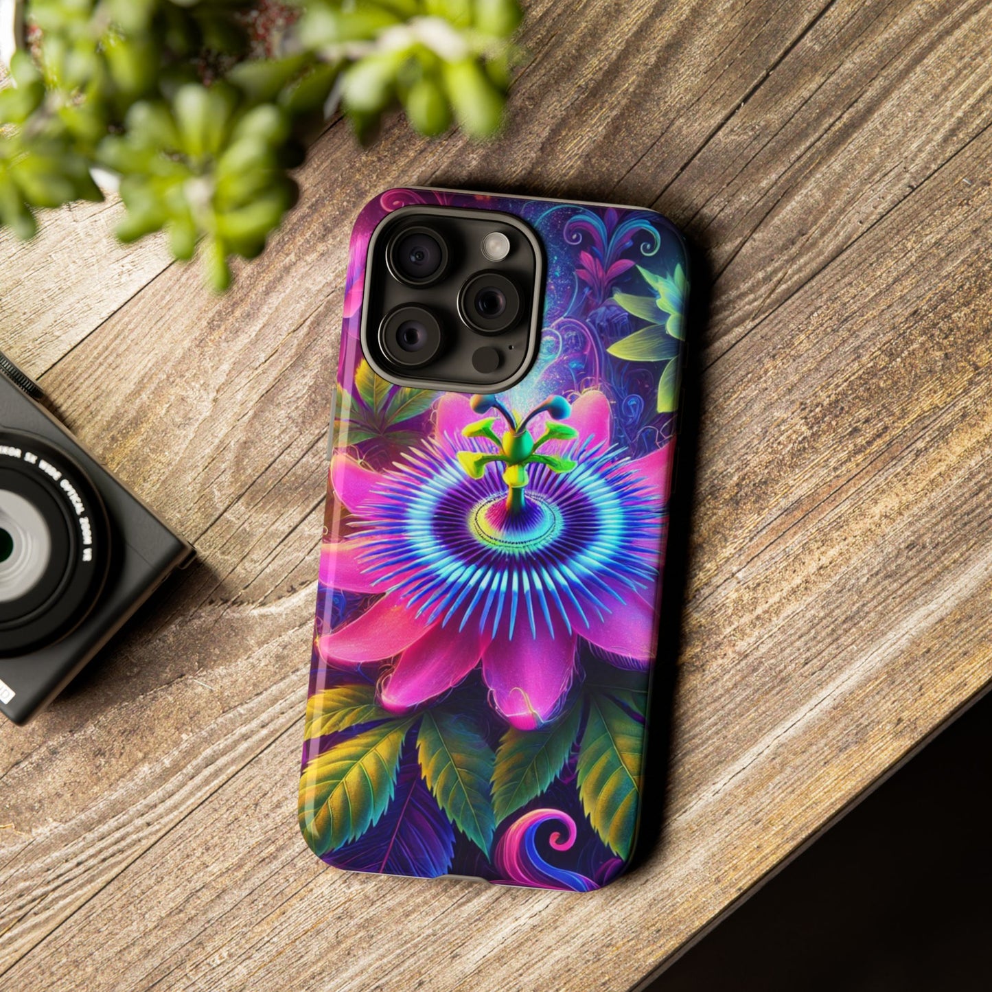 Vibrant Floral Phone Case - Tough Protection for Nature Lovers