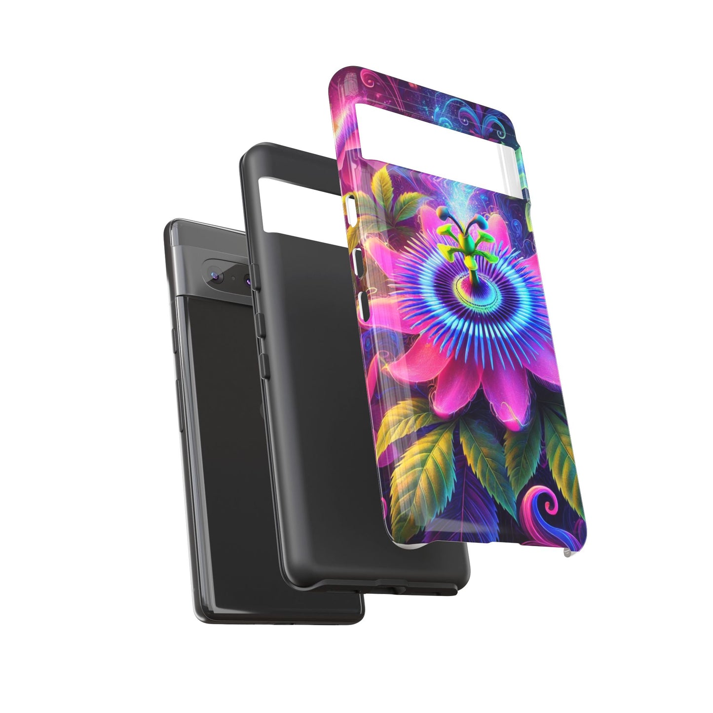 Vibrant Floral Phone Case - Tough Protection for Nature Lovers