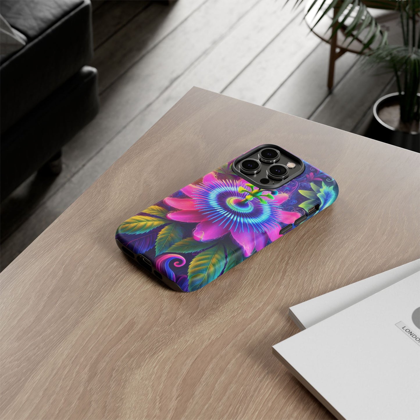 Vibrant Floral Phone Case - Tough Protection for Nature Lovers