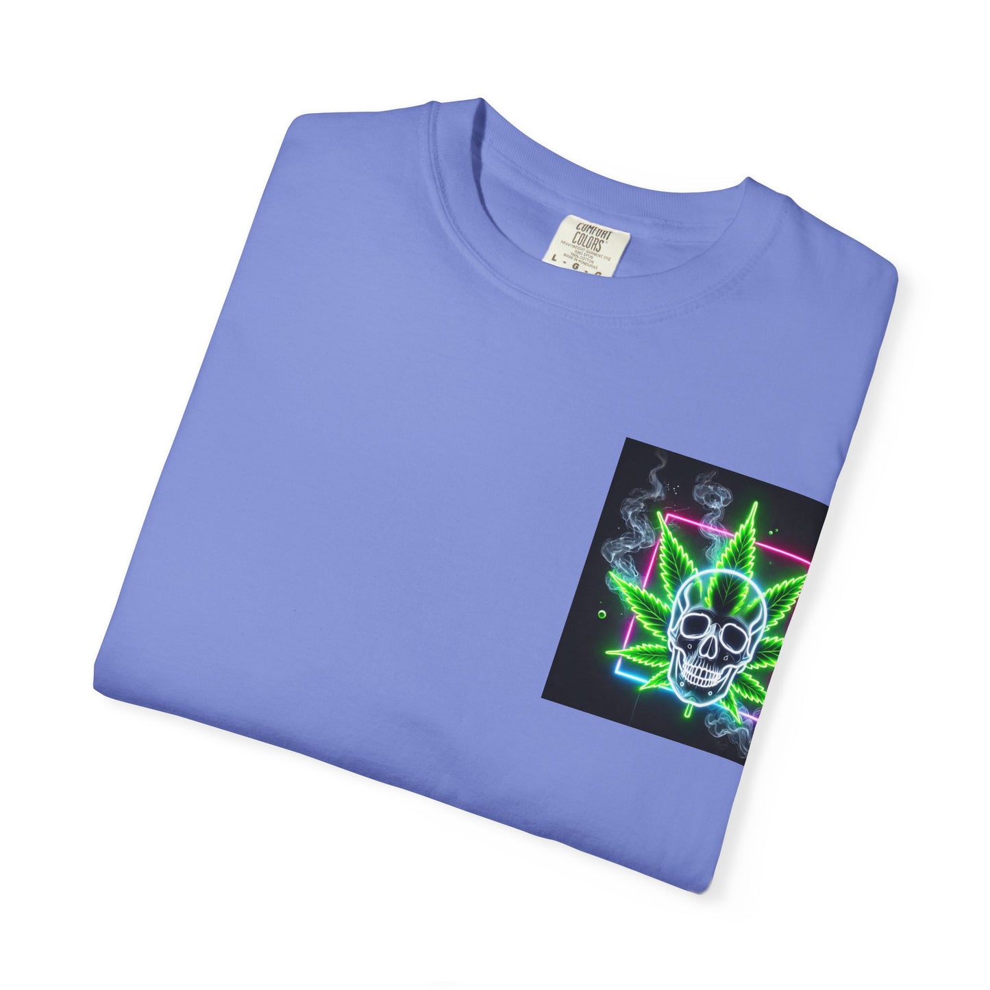 Colorful Psychedelic Cannabis Unisex T-Shirt, Perfect for Festivals, Beach Days, Casual Wear, 420 Celebrations, Gifts for Stoners