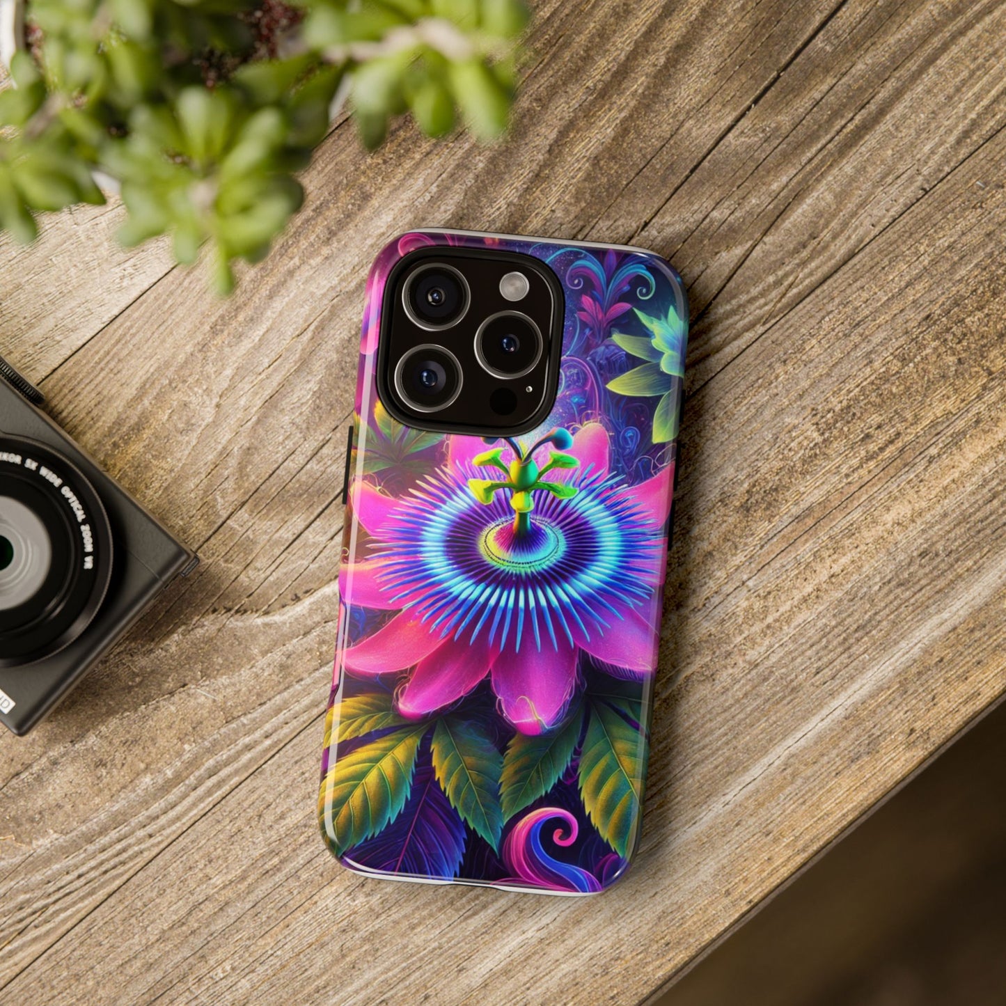 Vibrant Floral Phone Case - Tough Protection for Nature Lovers