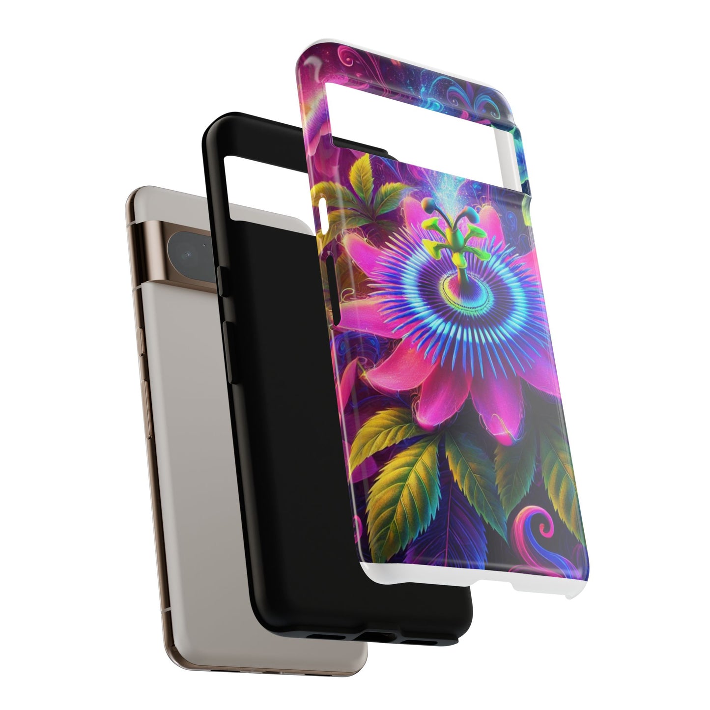 Vibrant Floral Phone Case - Tough Protection for Nature Lovers