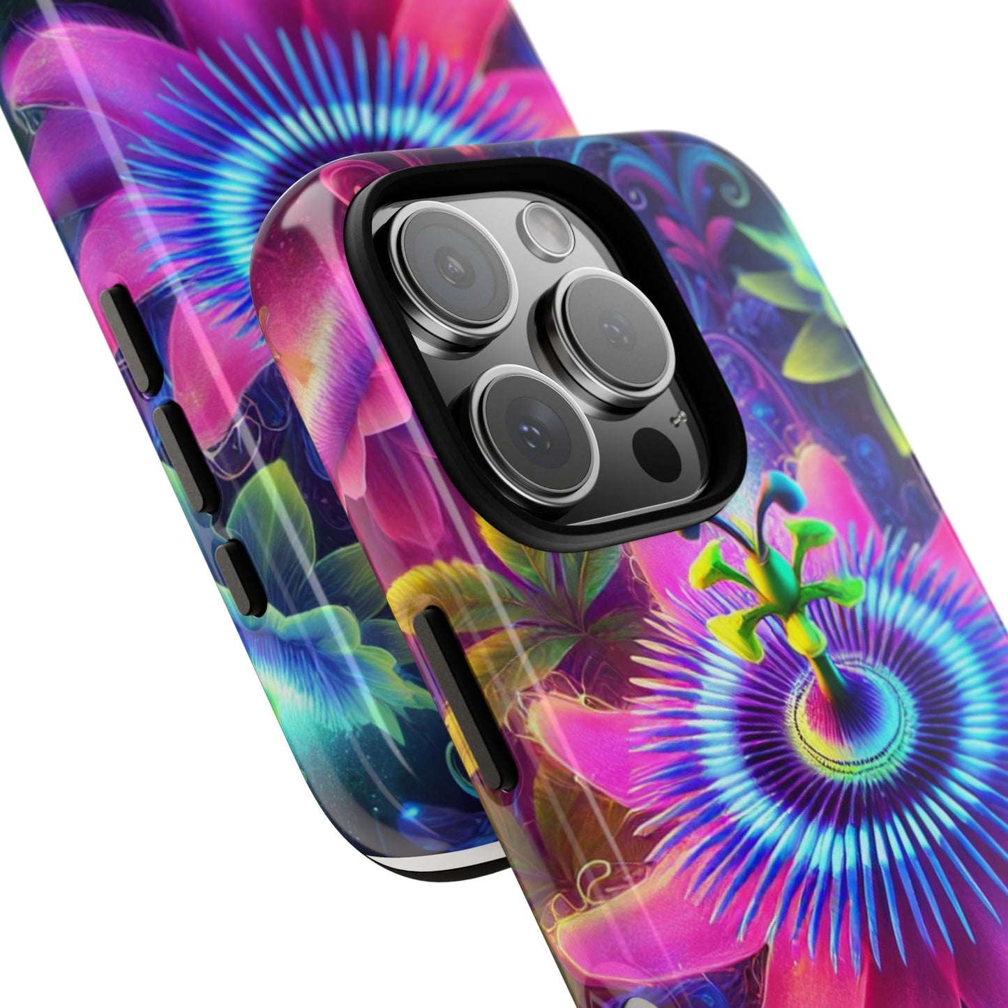Vibrant Floral Phone Case - Tough Protection for Nature Lovers
