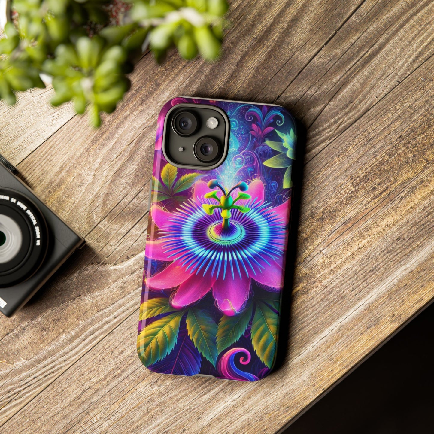 Vibrant Floral Phone Case - Tough Protection for Nature Lovers