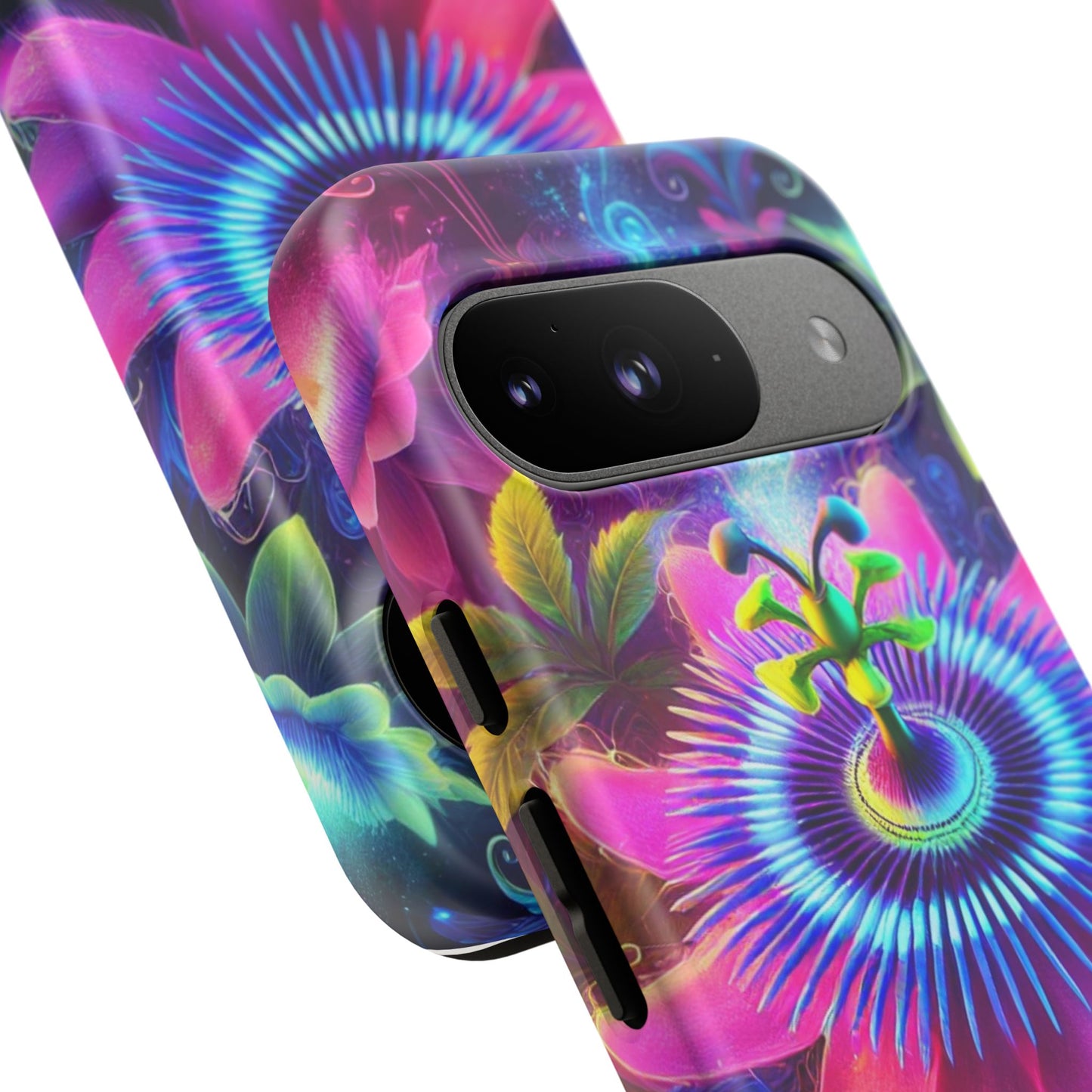 Vibrant Floral Phone Case - Tough Protection for Nature Lovers