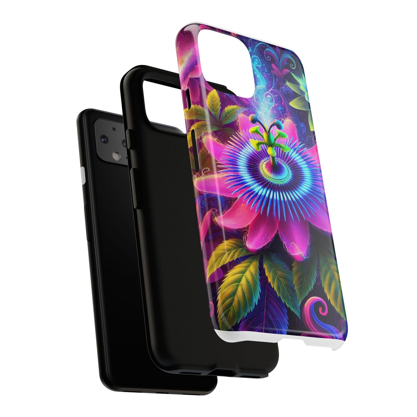 Vibrant Floral Phone Case - Tough Protection for Nature Lovers