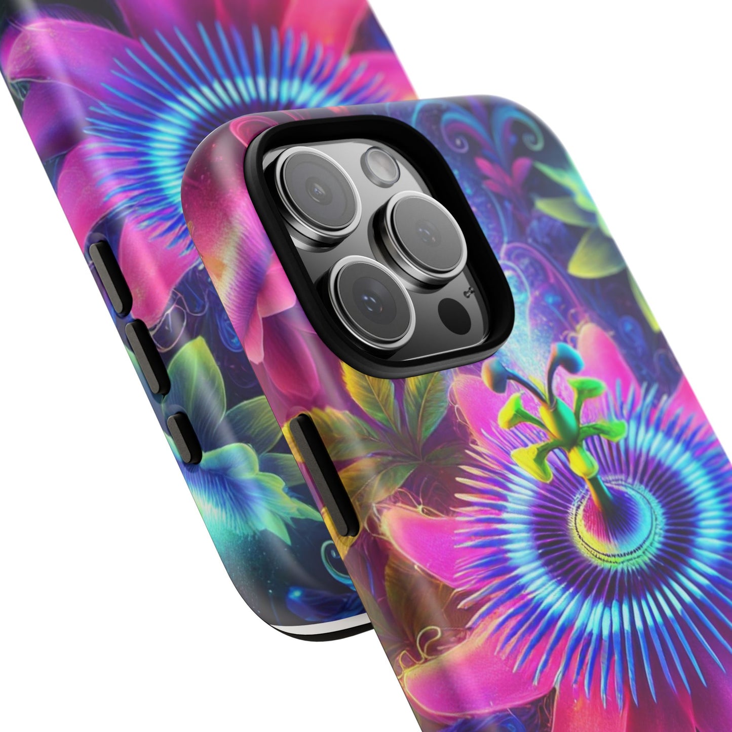 Vibrant Floral Phone Case - Tough Protection for Nature Lovers