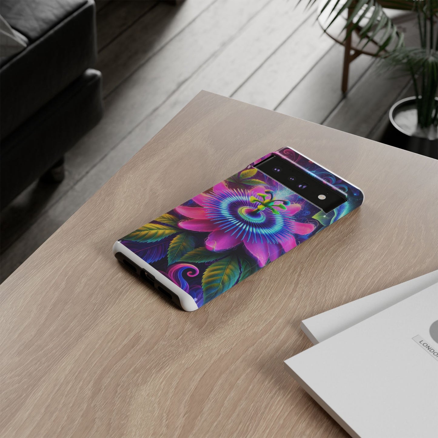 Vibrant Floral Phone Case - Tough Protection for Nature Lovers