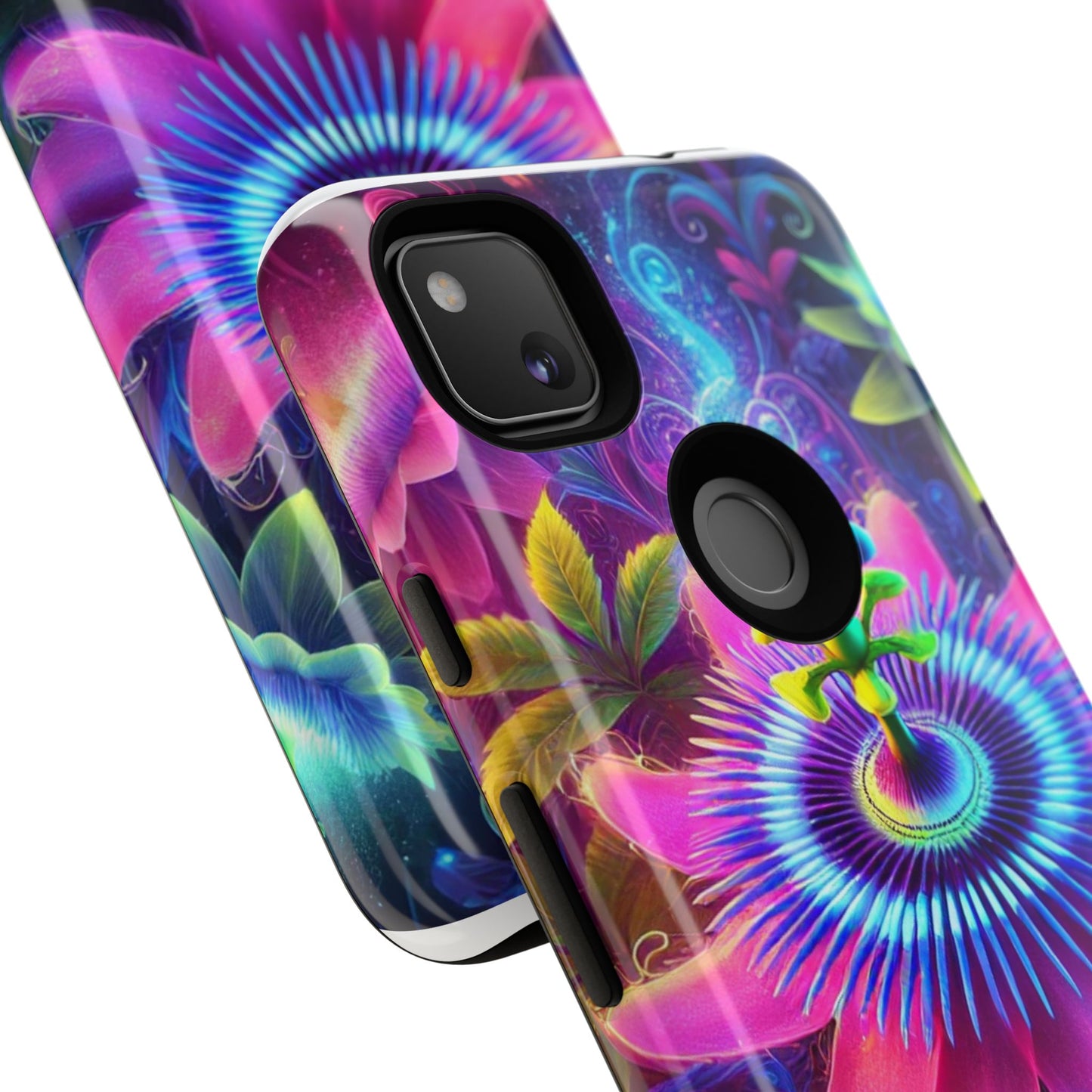 Vibrant Floral Phone Case - Tough Protection for Nature Lovers