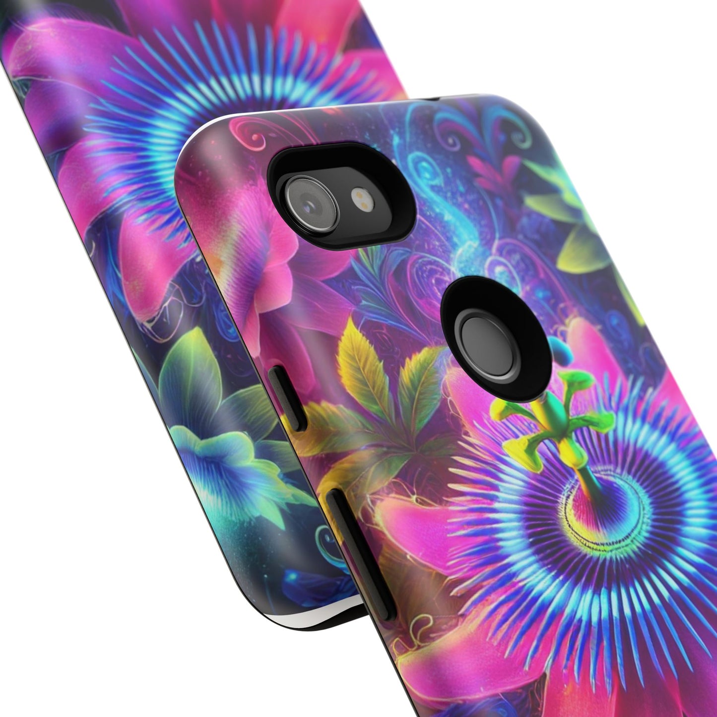 Vibrant Floral Phone Case - Tough Protection for Nature Lovers