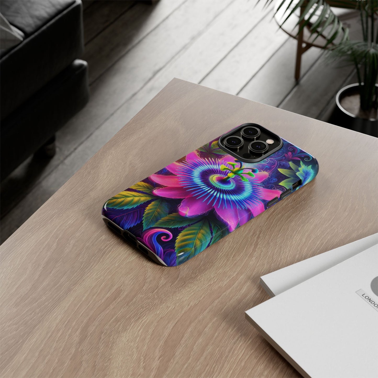 Vibrant Floral Phone Case - Tough Protection for Nature Lovers