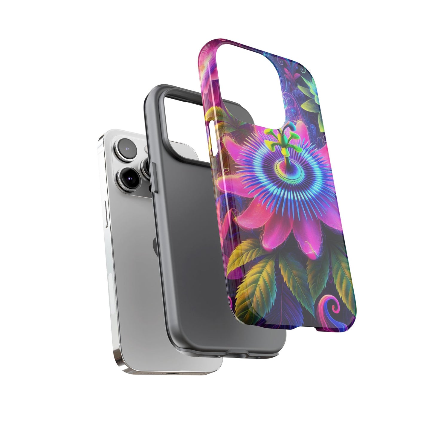 Vibrant Floral Phone Case - Tough Protection for Nature Lovers