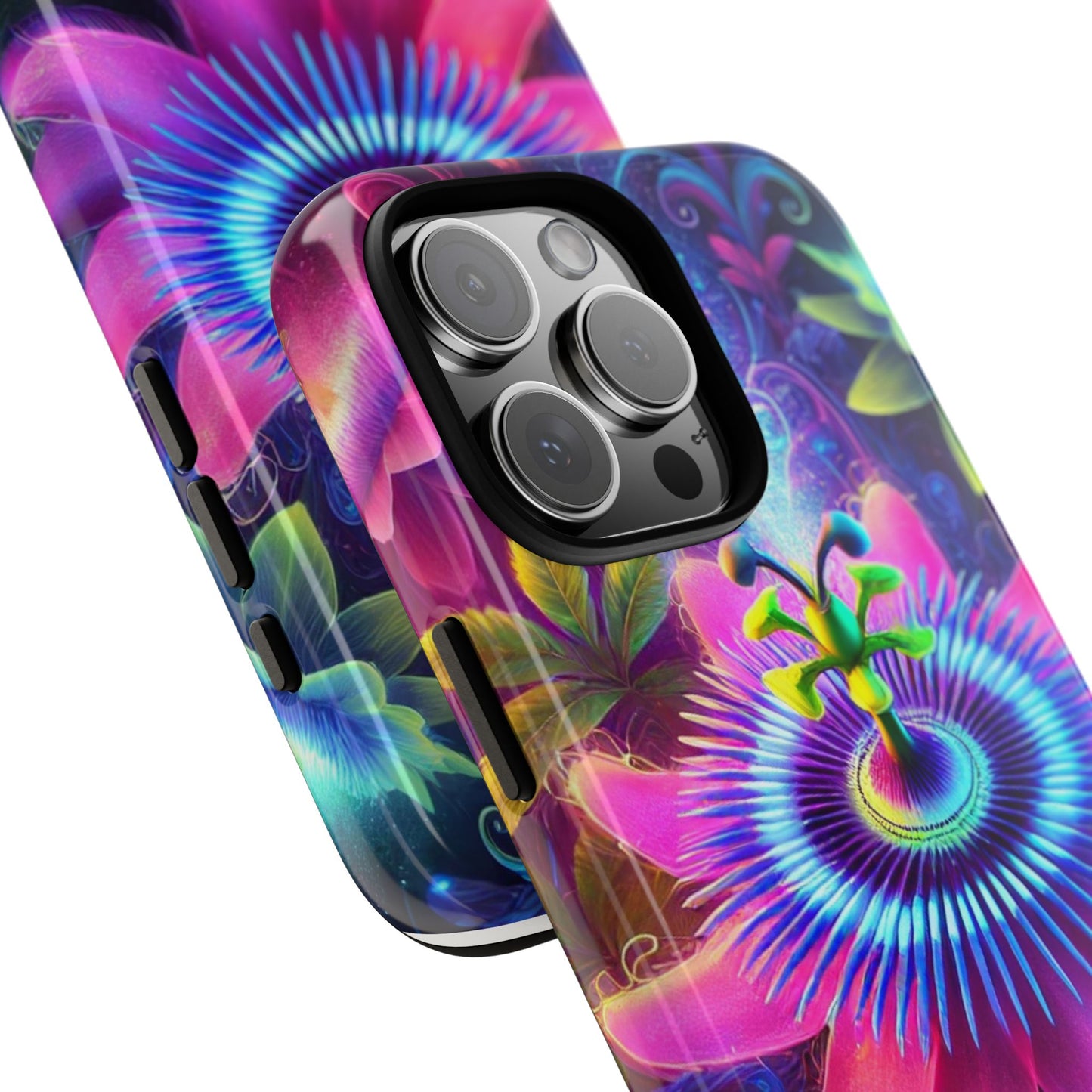 Vibrant Floral Phone Case - Tough Protection for Nature Lovers