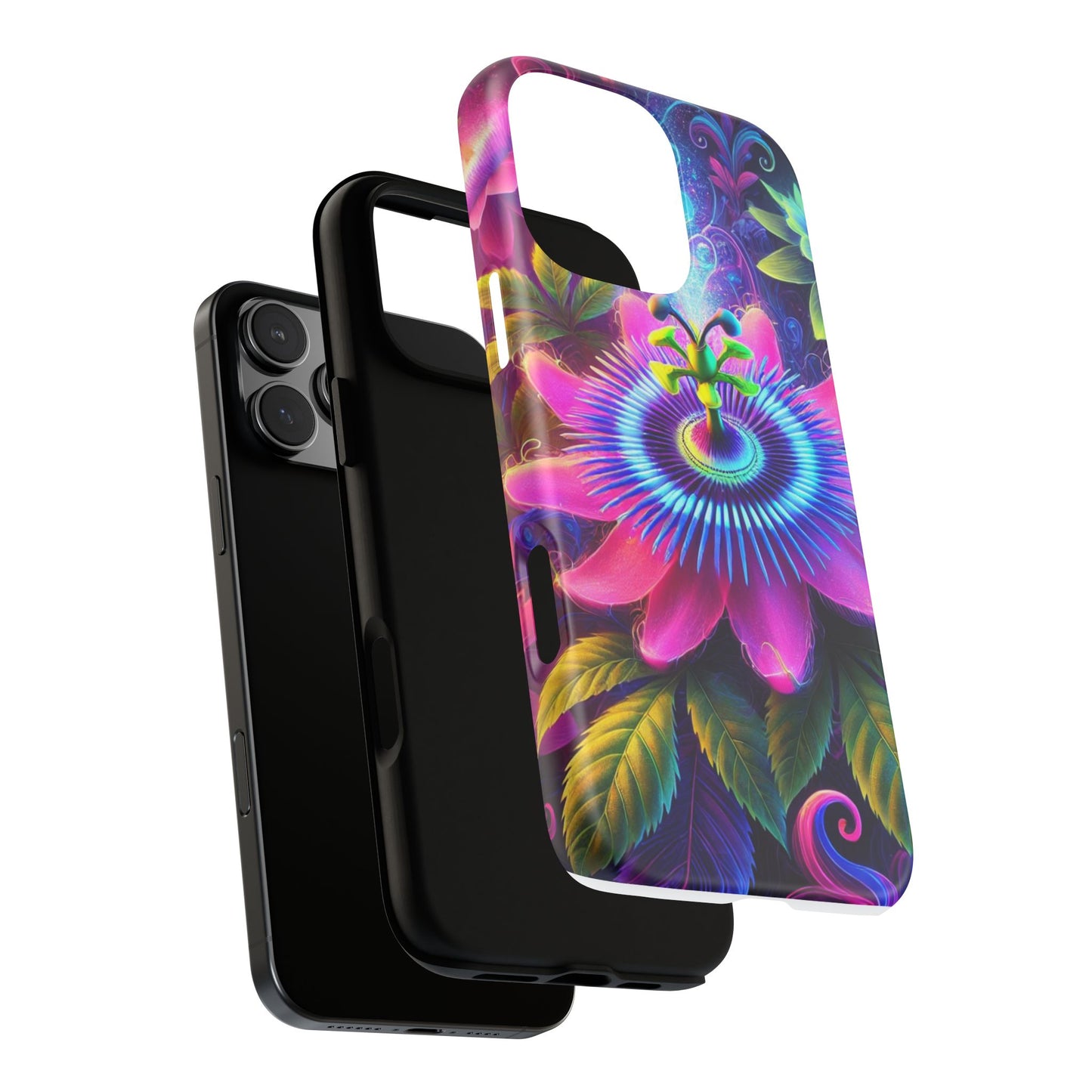 Vibrant Floral Phone Case - Tough Protection for Nature Lovers