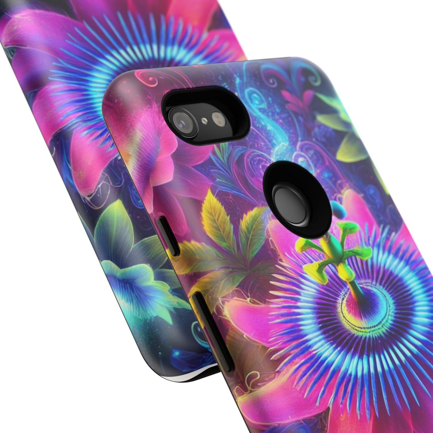 Vibrant Floral Phone Case - Tough Protection for Nature Lovers