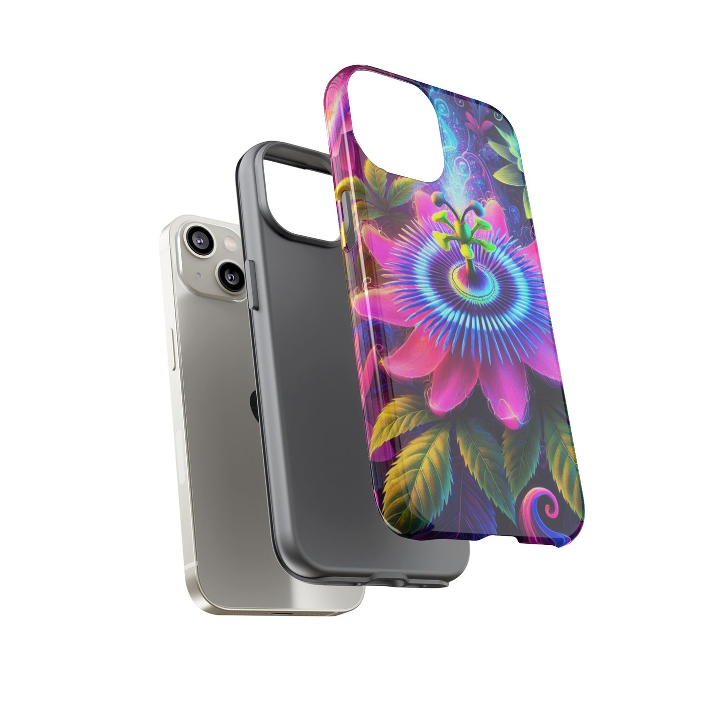 Vibrant Floral Phone Case - Tough Protection for Nature Lovers