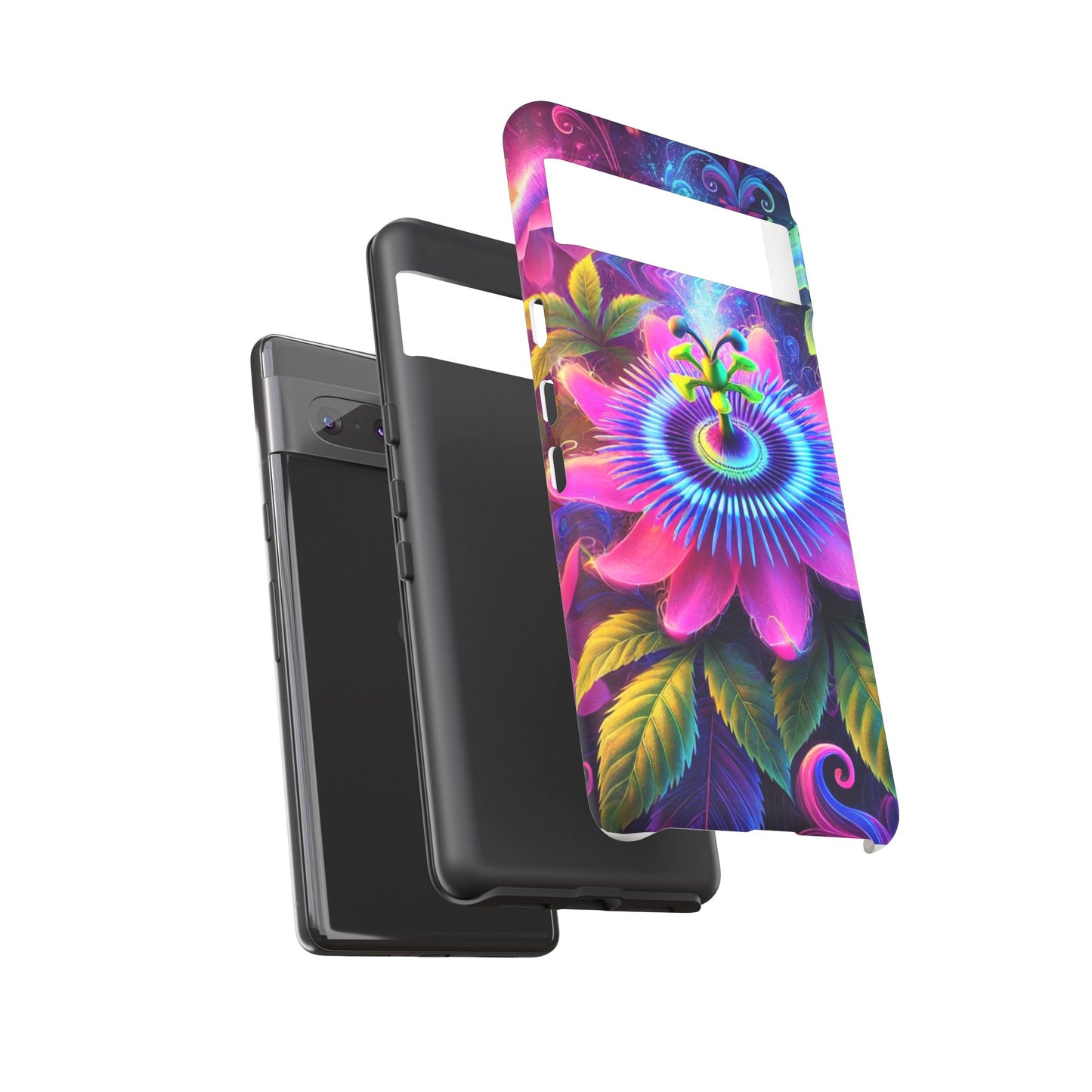 Vibrant Floral Phone Case - Tough Protection for Nature Lovers