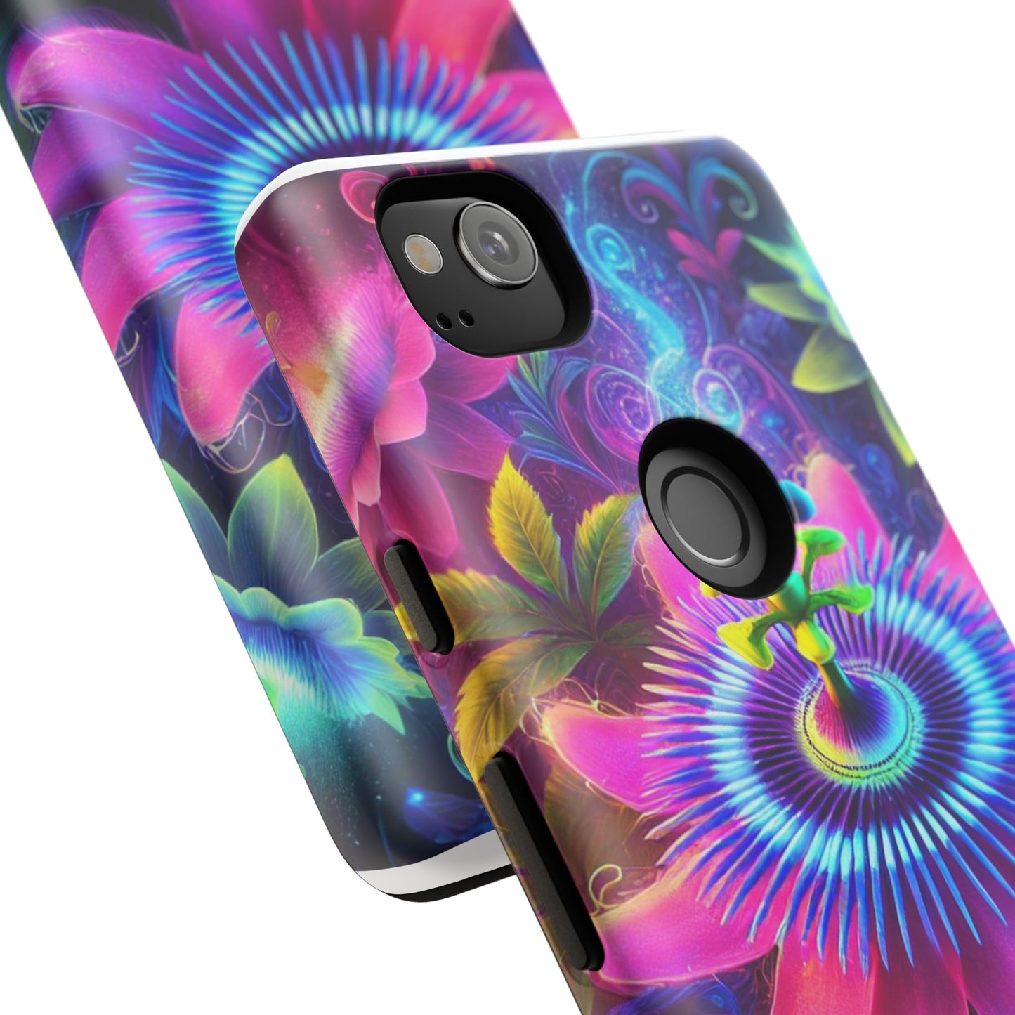 Vibrant Floral Phone Case - Tough Protection for Nature Lovers