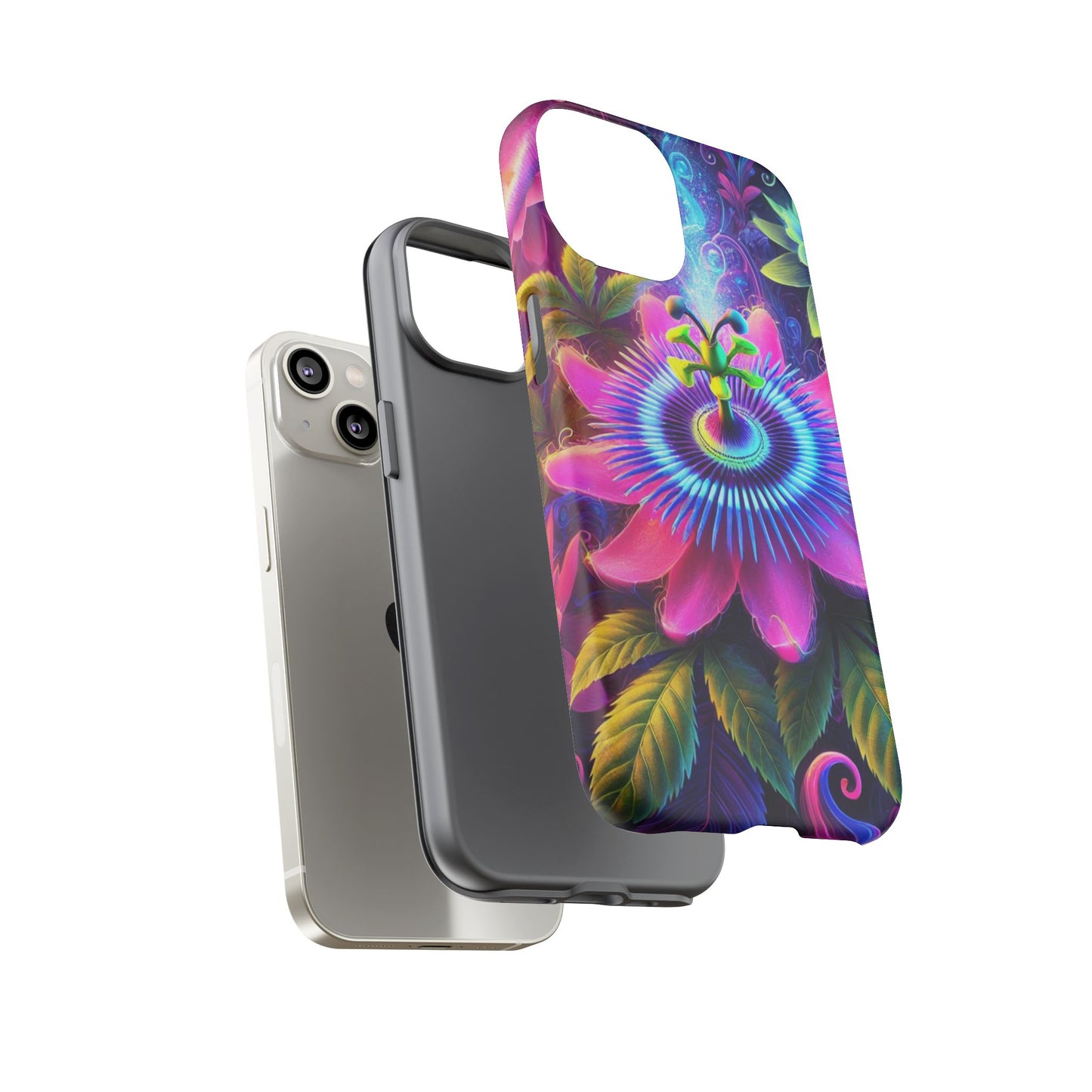 Vibrant Floral Phone Case - Tough Protection for Nature Lovers
