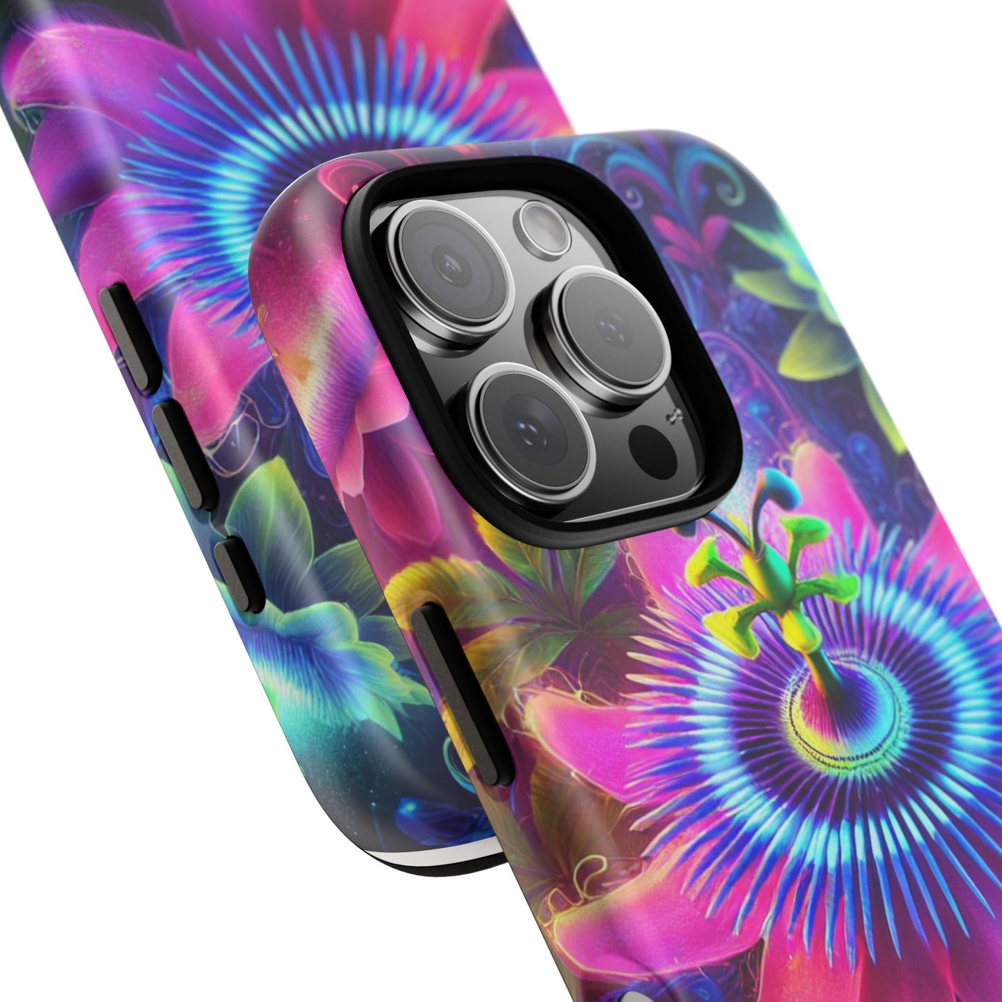 Vibrant Floral Phone Case - Tough Protection for Nature Lovers