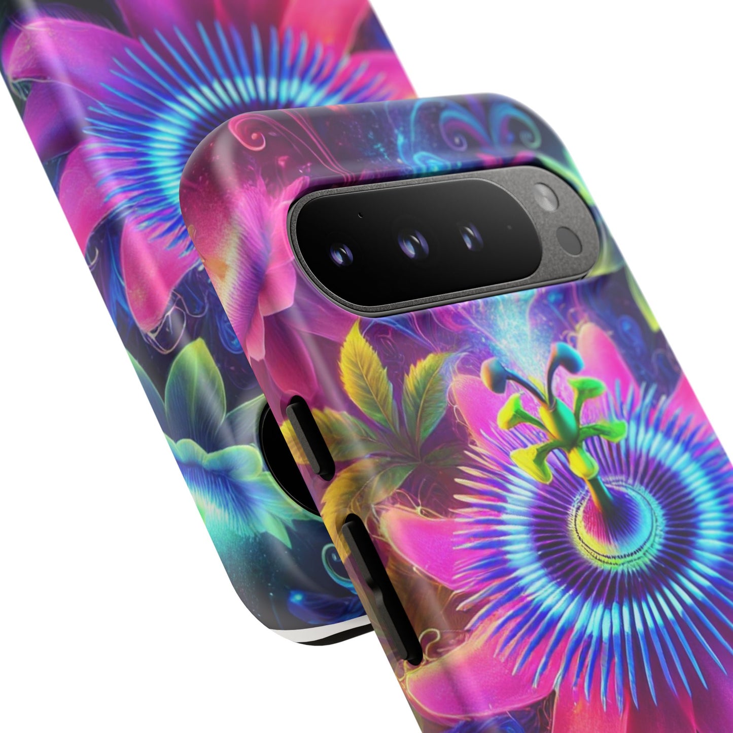 Vibrant Floral Phone Case - Tough Protection for Nature Lovers