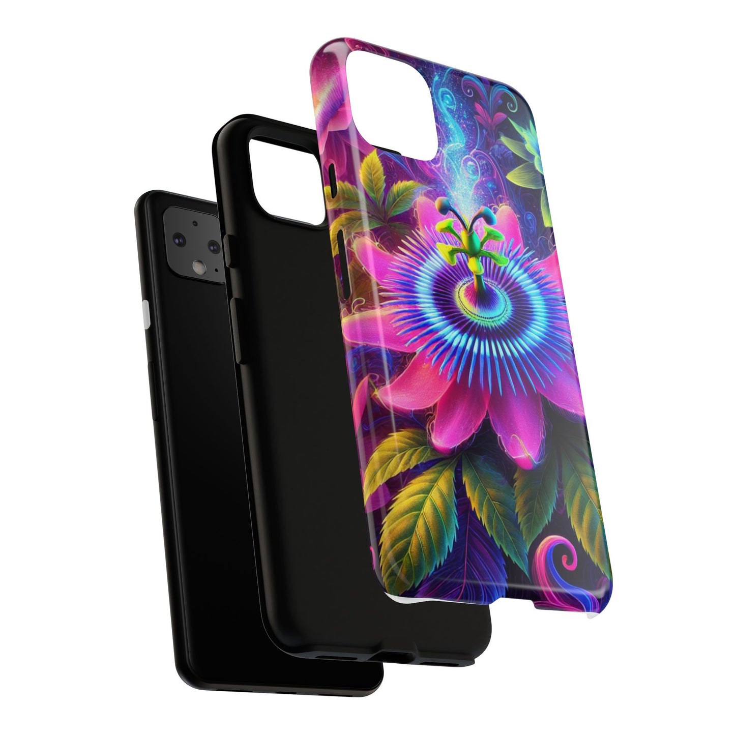 Vibrant Floral Phone Case - Tough Protection for Nature Lovers