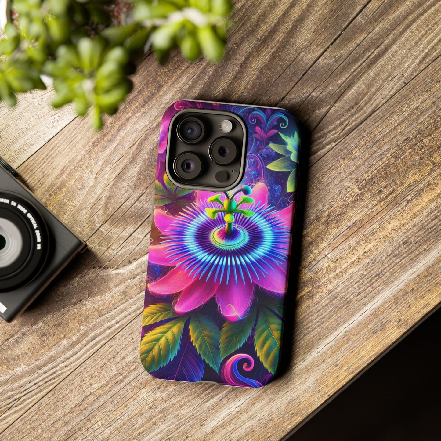 Vibrant Floral Phone Case - Tough Protection for Nature Lovers