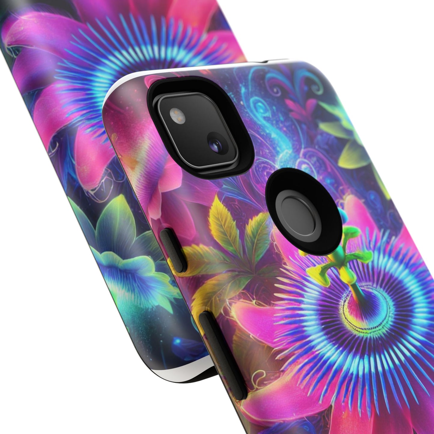 Vibrant Floral Phone Case - Tough Protection for Nature Lovers