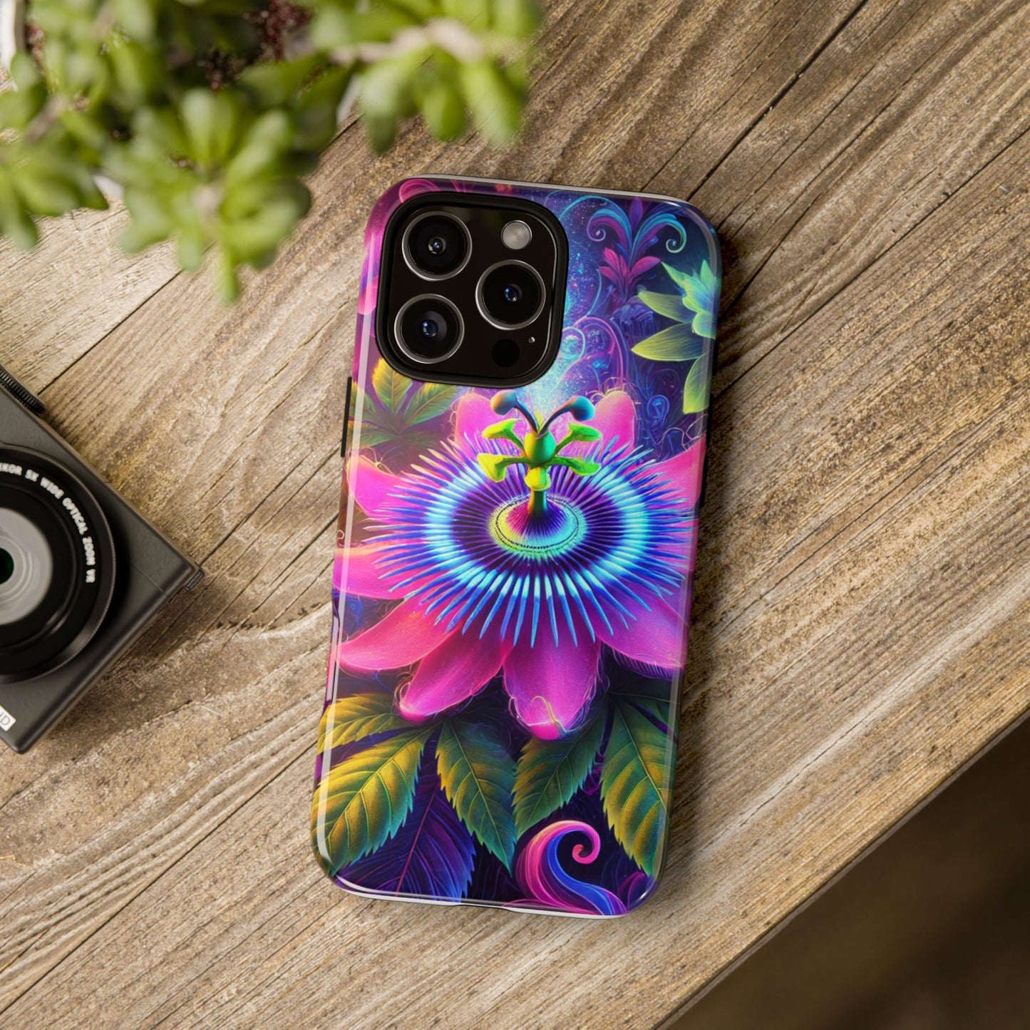 Vibrant Floral Phone Case - Tough Protection for Nature Lovers