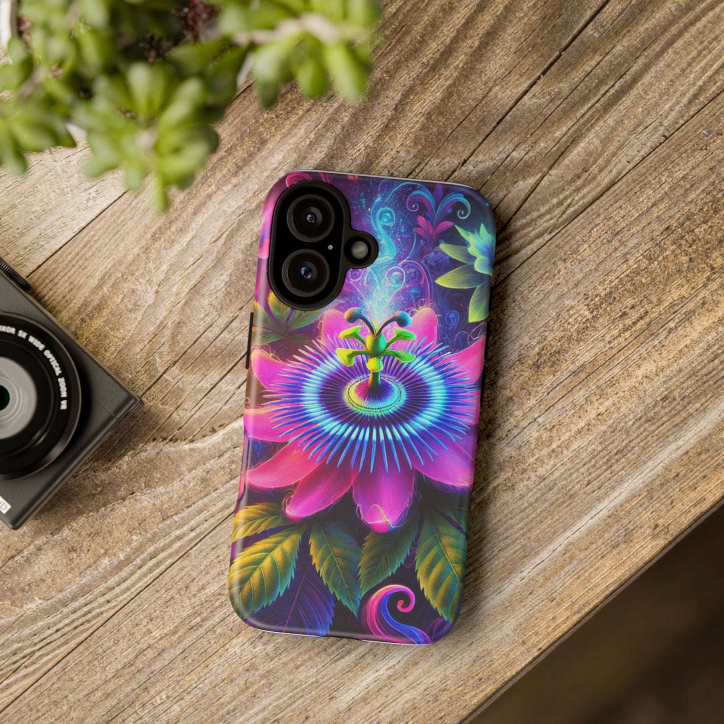 Vibrant Floral Phone Case - Tough Protection for Nature Lovers