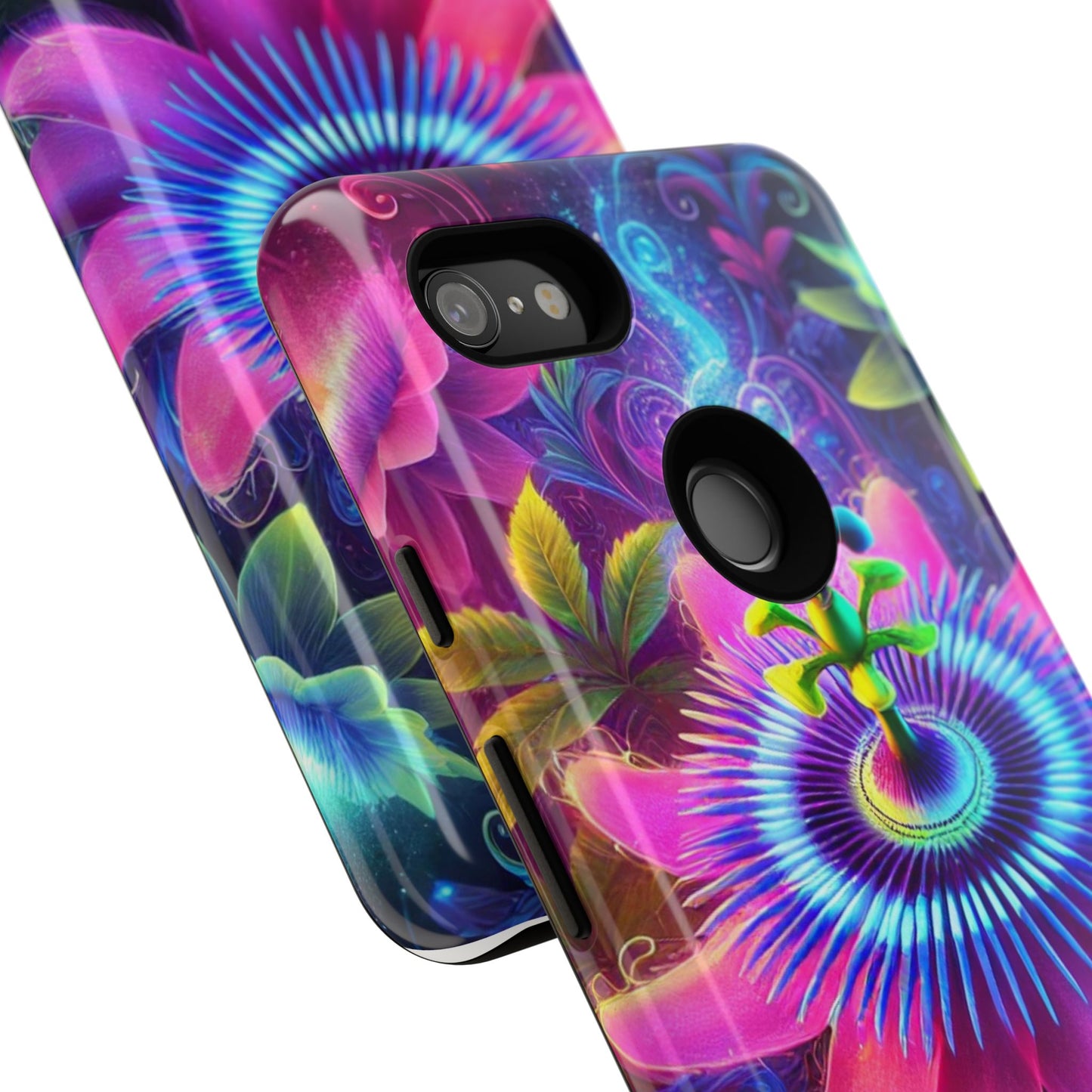 Vibrant Floral Phone Case - Tough Protection for Nature Lovers