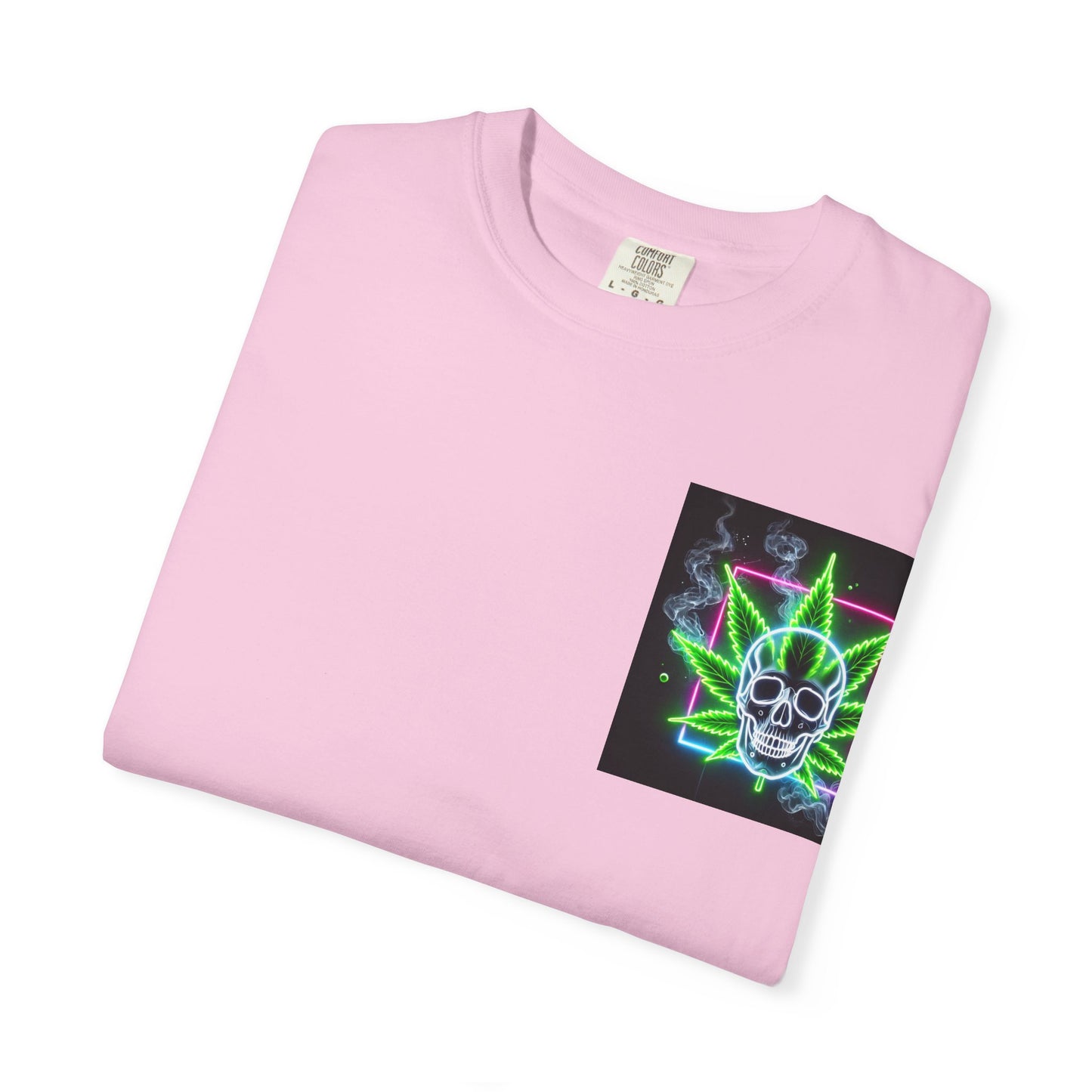 Colorful Psychedelic Cannabis Unisex T-Shirt, Perfect for Festivals, Beach Days, Casual Wear, 420 Celebrations, Gifts for Stoners