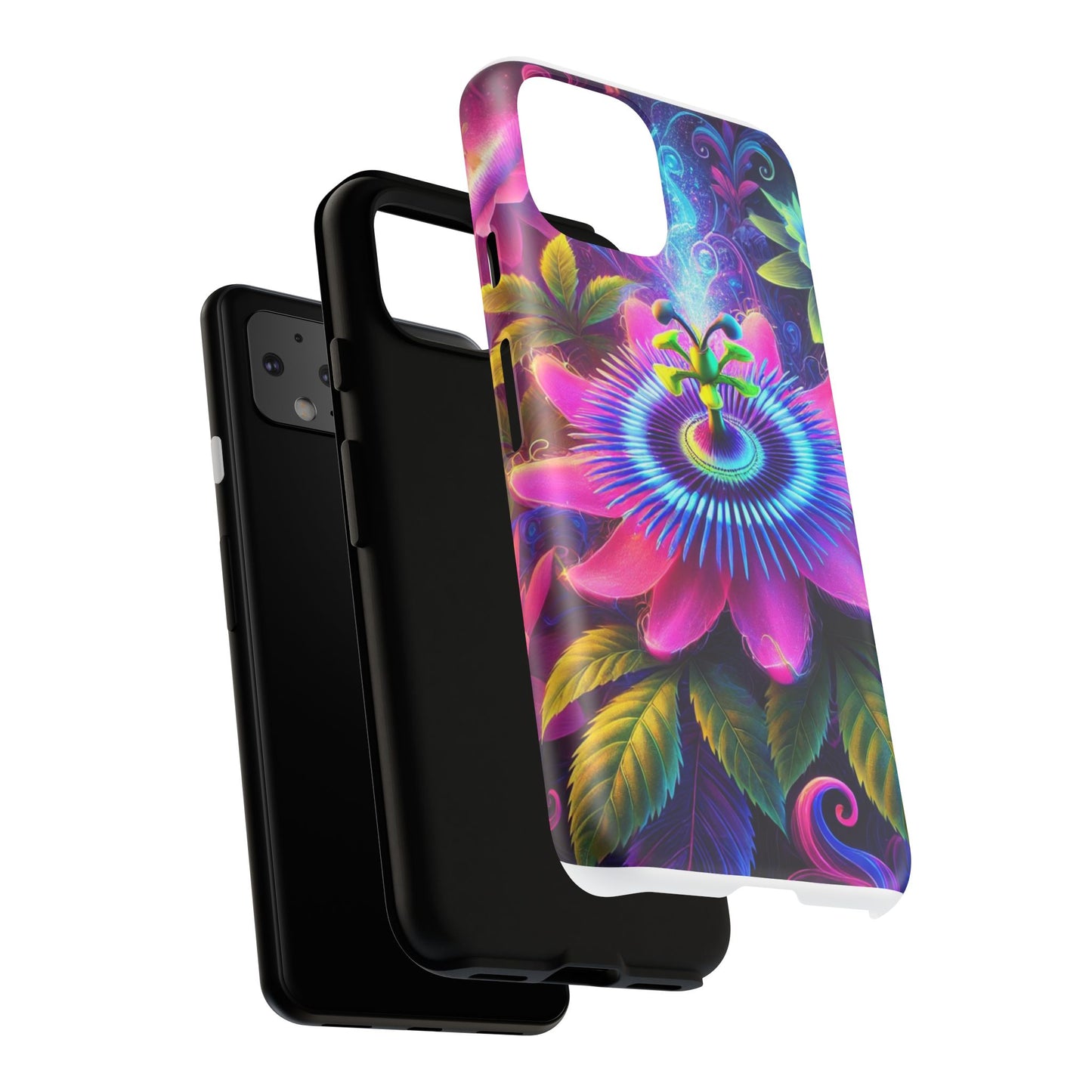 Vibrant Floral Phone Case - Tough Protection for Nature Lovers