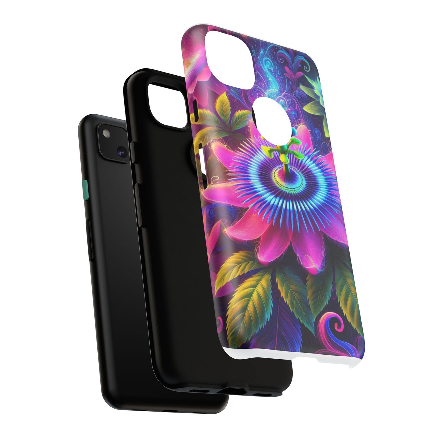 Vibrant Floral Phone Case - Tough Protection for Nature Lovers