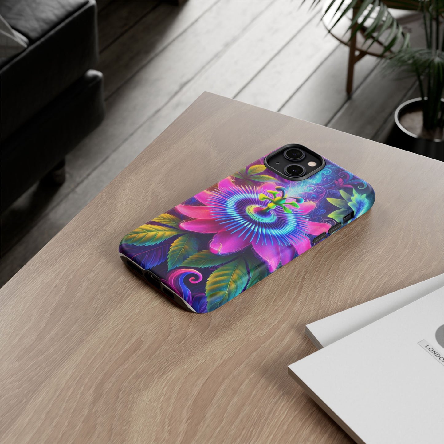 Vibrant Floral Phone Case - Tough Protection for Nature Lovers