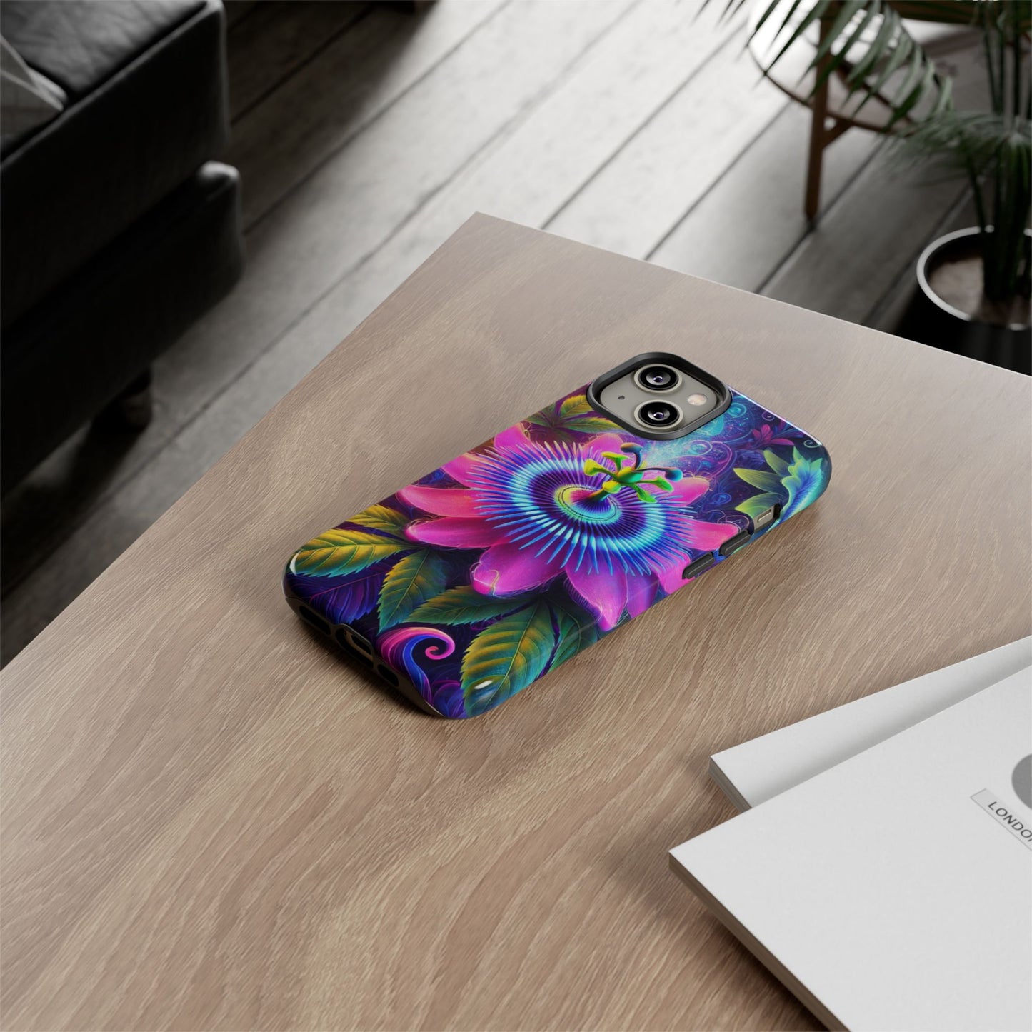 Vibrant Floral Phone Case - Tough Protection for Nature Lovers
