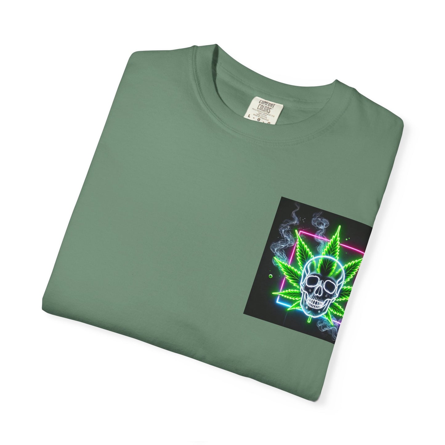 Colorful Psychedelic Cannabis Unisex T-Shirt, Perfect for Festivals, Beach Days, Casual Wear, 420 Celebrations, Gifts for Stoners