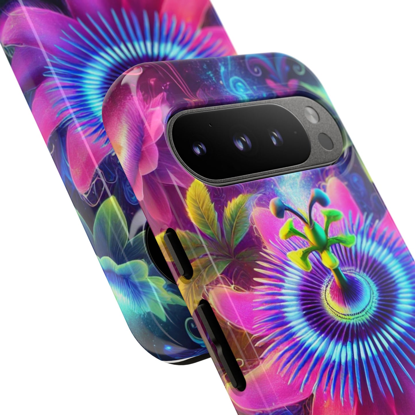 Vibrant Floral Phone Case - Tough Protection for Nature Lovers