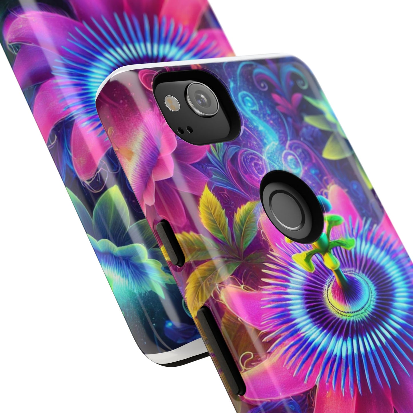 Vibrant Floral Phone Case - Tough Protection for Nature Lovers
