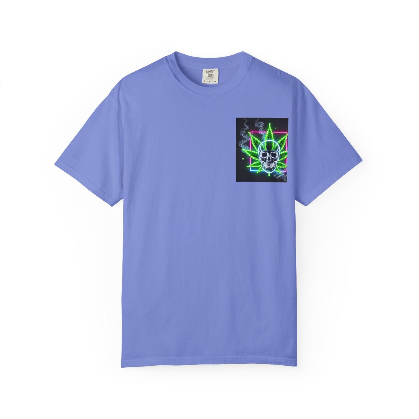 Colorful Psychedelic Cannabis Unisex T-Shirt, Perfect for Festivals, Beach Days, Casual Wear, 420 Celebrations, Gifts for Stoners